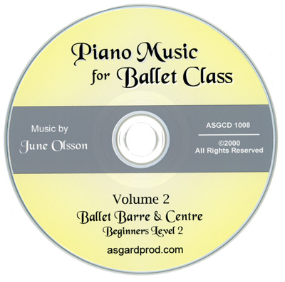 Piano Music for Ballet Class Vol 2 CD 