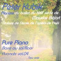 Pure Piano - Barre au sol / Floor Barre Ballet CD by Peter Kubik