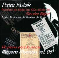 Moyens / Avances Vol 5 - ballet cd by concert pianist Peter Kubik