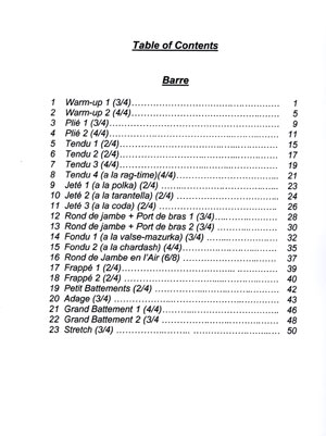Marina Surgan - Live 2 Sheet Music Book Contents