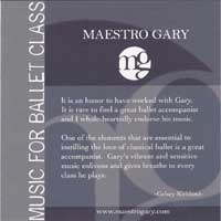 Music for Ballet Class - Maestro Gary - CD for Ballet Class