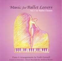 Music for Ballet Lovers - Vol 1 CD Cover - by Yoshi Gurwell
